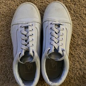 Light Blue Monochrom Old Sokol Vans
